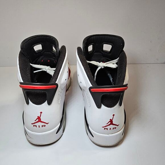 Size 10.5 - Vintage Nike Air Jordan 6 Retro OG Mid Carmine white red 2014 Retro - Picture 8 of 12